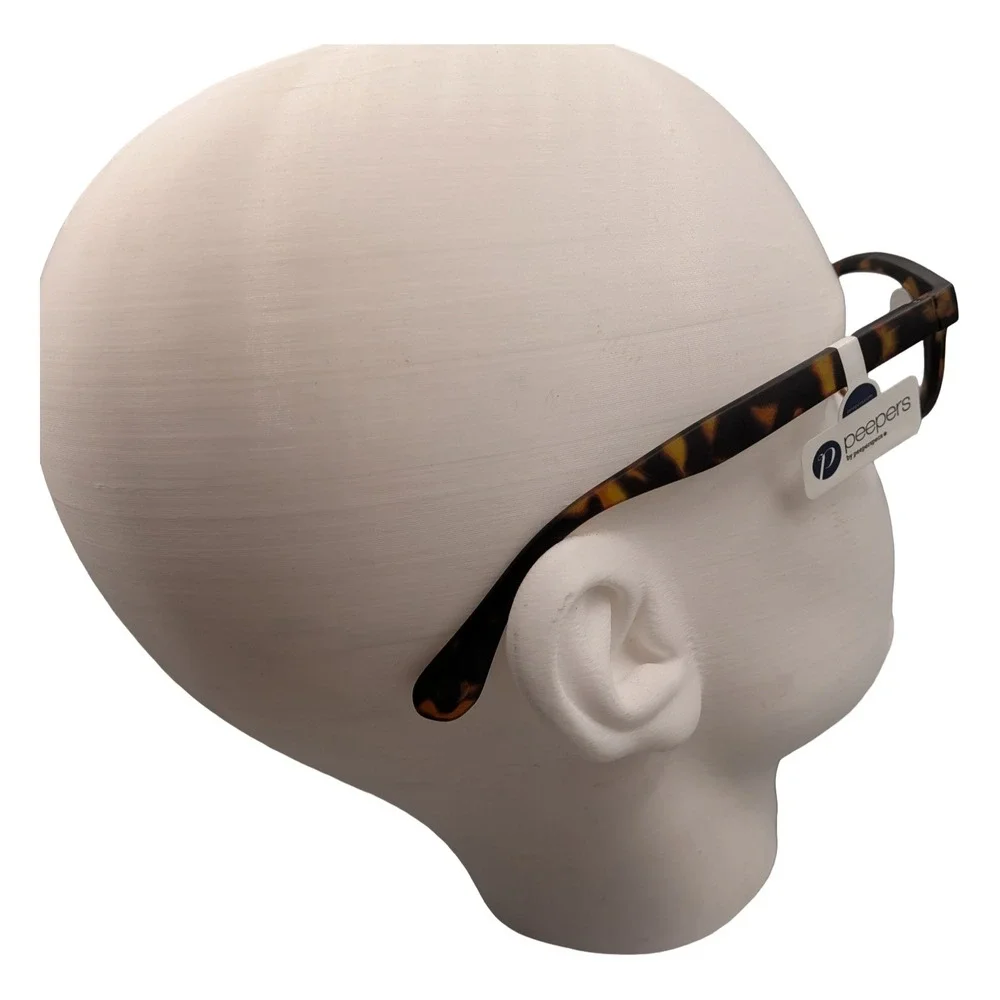 Peepers Headliner Blue Light Tortoise‎ Reading Glasses +1.00  Round Mens Womens